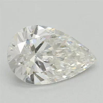 1.09ct F VVS2 Rare Carat Ideal Cut Pear Lab Grown Diamond