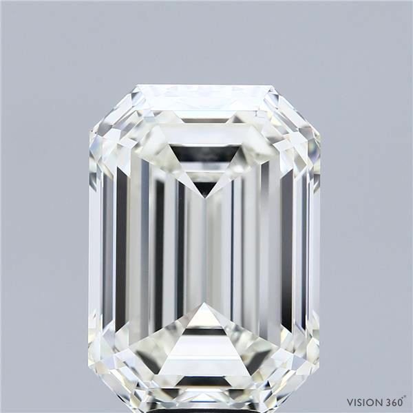 12.19ct I VVS1 Rare Carat Ideal Cut Emerald Diamond