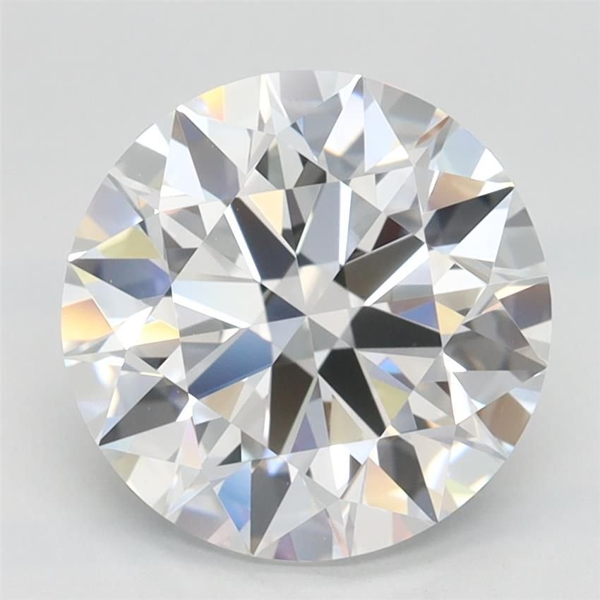2.84ct D VVS1 Rare Carat Ideal Cut Round Lab Grown Diamond