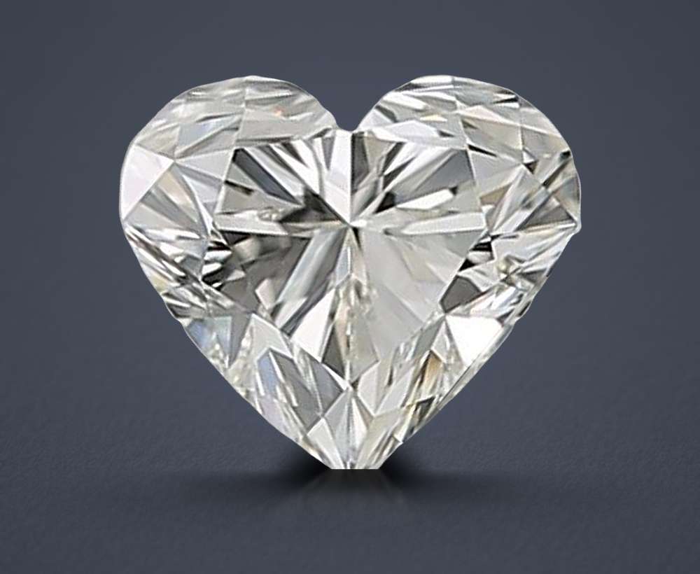 0.51ct K IF Rare Carat Ideal Cut Heart Diamond