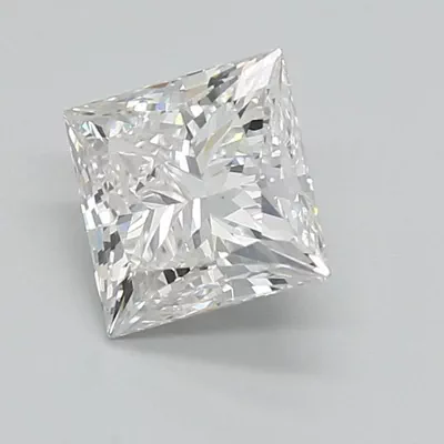 1.03ct F VS1 Rare Carat Ideal Cut Princess Lab Grown Diamond