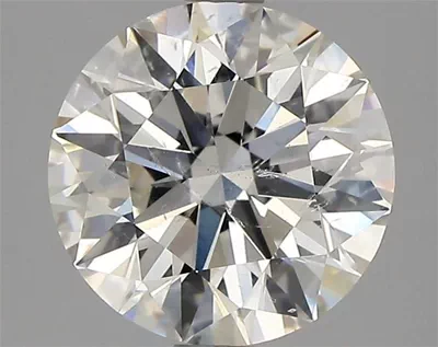 2.53ct J SI2 Rare Carat Ideal Cut Round Diamond