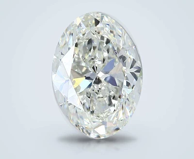3.41ct J SI1 Rare Carat Ideal Cut Oval Diamond