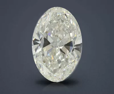13.66ct F VS1 Very Good Cut Oval Lab Grown Diamond
