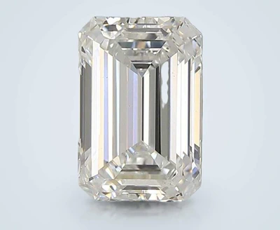 3.06ct E VS1 Rare Carat Ideal Cut Emerald Lab Grown Diamond