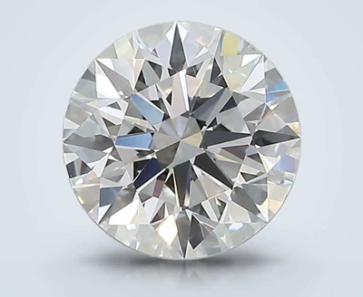 3.09ct E VS1 Rare Carat Ideal Cut Round Lab Grown Diamond