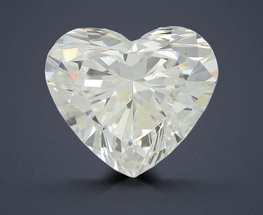 5.19ct E VS1 Rare Carat Ideal Cut Heart Lab Grown Diamond