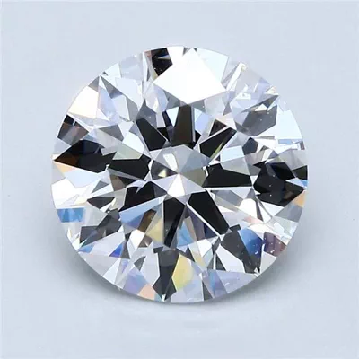 2.62ct D VS2 Rare Carat Ideal Cut Round Diamond