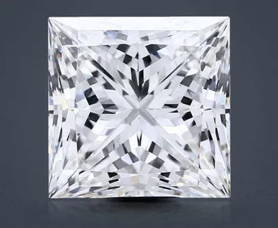 13.28ct F VS2 Rare Carat Ideal Cut Princess Lab Grown Diamond