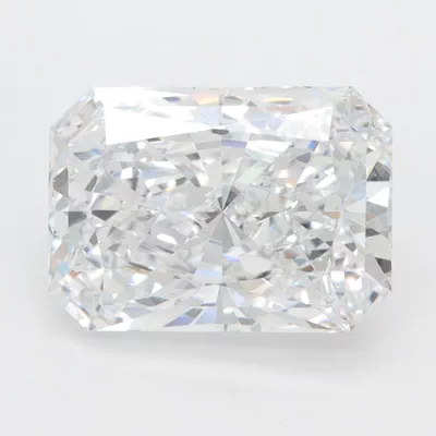 4.07ct D VVS2 Rare Carat Ideal Cut Radiant Lab Grown Diamond
