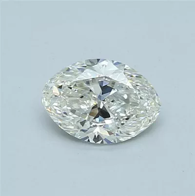 1.00ct H IF Rare Carat Ideal Cut Oval Diamond