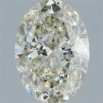 1.55ct K SI2 Rare Carat Ideal Cut Oval Diamond