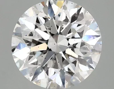 2.47ct E SI1 Excellent Cut Round Lab Grown Diamond