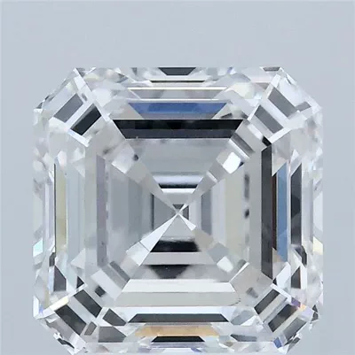 3.05ct E VS2 Rare Carat Ideal Cut Asscher Lab Grown Diamond