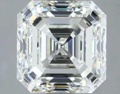 3.02ct I VS2 Very Good Cut Asscher Diamond