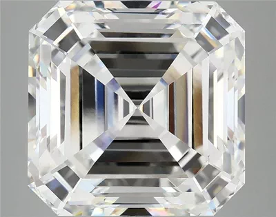 10.14ct F VVS2 Rare Carat Ideal Cut Asscher Lab Grown Diamond