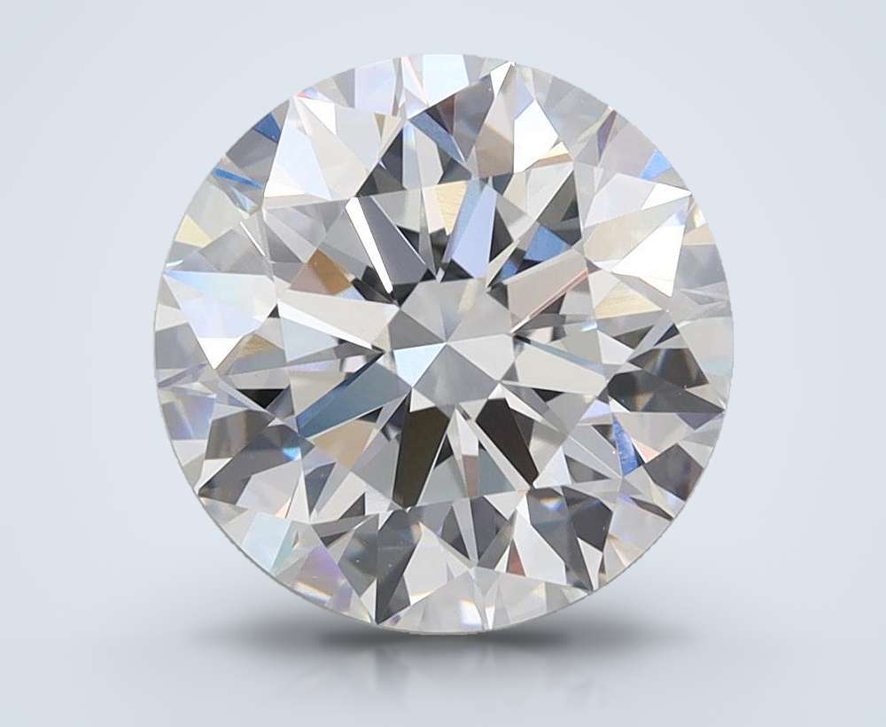 3.06ct E VVS1 Rare Carat Ideal Cut Round Lab Grown Diamond