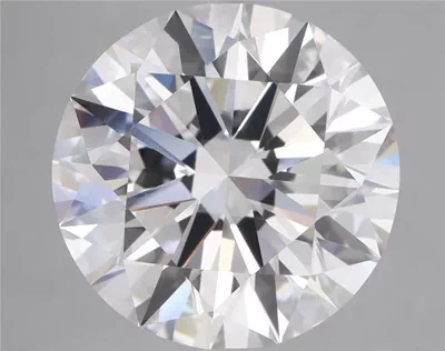 7.41ct E IF Rare Carat Ideal Cut Round Diamond