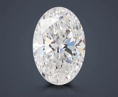 6.10ct E VVS2 Rare Carat Ideal Cut Oval Lab Grown Diamond