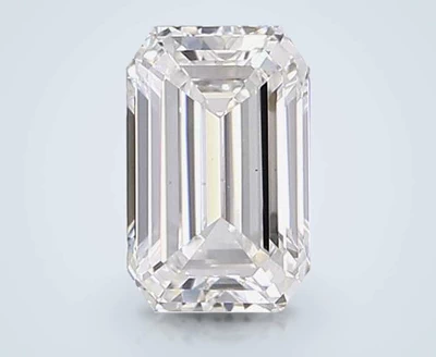 1.28ct F VS1 Rare Carat Ideal Cut Emerald Lab Grown Diamond