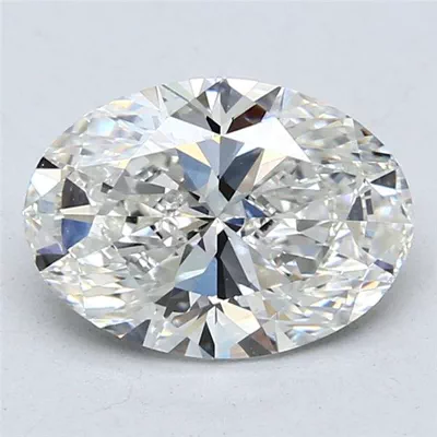 2.54ct F VS1 Rare Carat Ideal Cut Oval Lab Grown Diamond