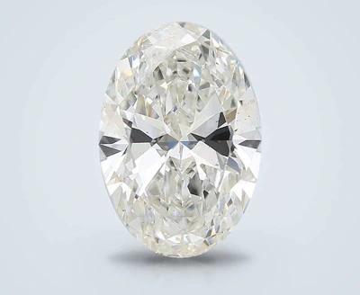 7.02ct G SI1 Rare Carat Ideal Cut Oval Lab Grown Diamond