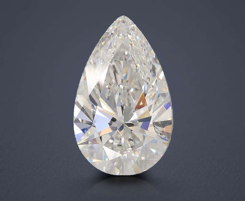 10.05ct E VS1 Rare Carat Ideal Cut Pear Lab Grown Diamond