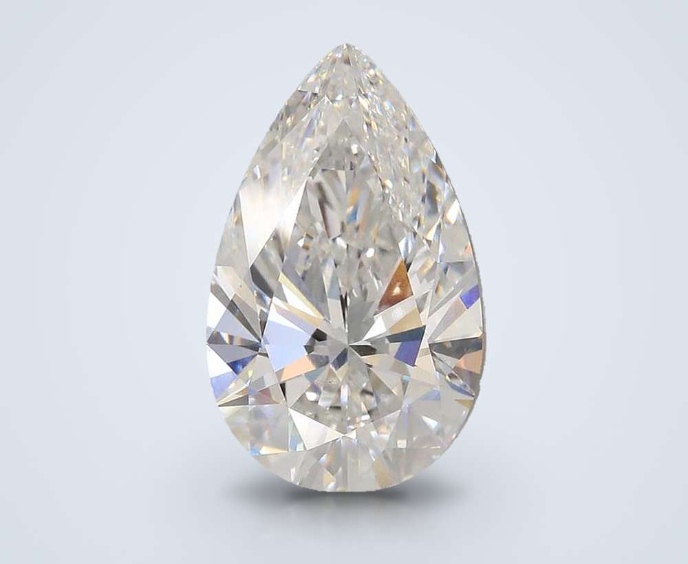 10.05ct E VS1 Rare Carat Ideal Cut Pear Lab Grown Diamond