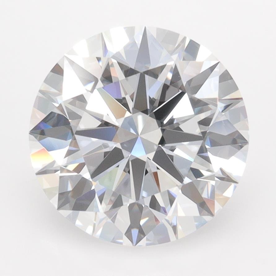 3.10ct D FL Rare Carat Ideal Cut Round Lab Grown Diamond