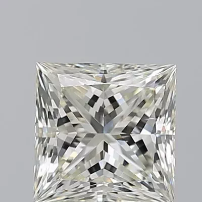 2.69ct K VS2 Rare Carat Ideal Cut Princess Diamond