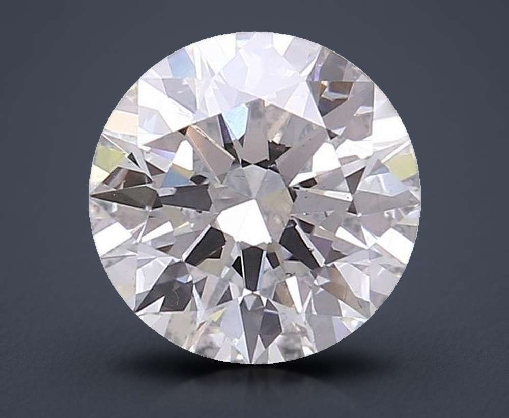 2.57ct G SI1 Rare Carat Ideal Cut Round Lab Grown Diamond