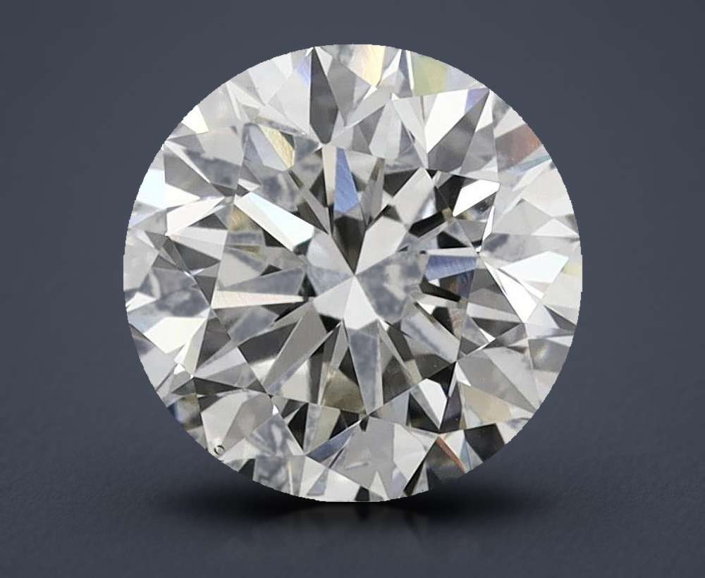 3.16ct I VS1 Very Good Cut Round Lab Grown Diamond