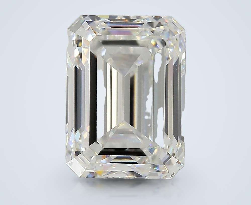 5.44ct F VVS2 Very Good Cut Emerald Lab Grown Diamond