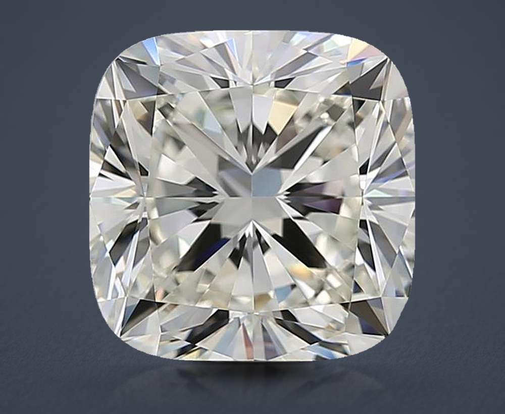 5.04ct J VS1 Rare Carat Ideal Cut Cushion Diamond