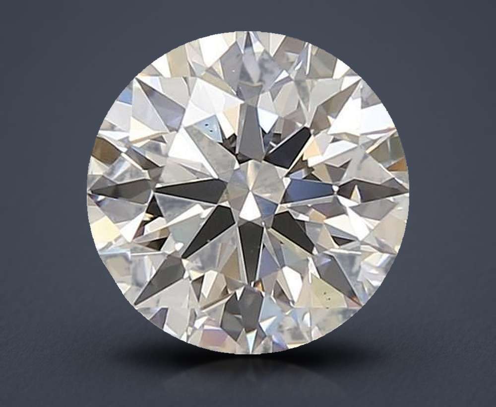 2.84ct E VS2 Rare Carat Ideal Cut Round Lab Grown Diamond