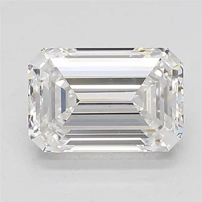 1.66ct E VS1 Excellent Cut Emerald Lab Grown Diamond