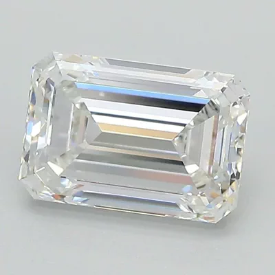 2.07ct E VVS1 Rare Carat Ideal Cut Emerald Lab Grown Diamond