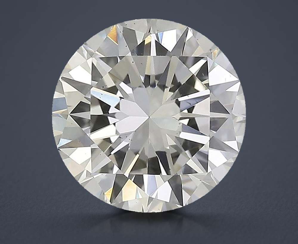 2.93ct K SI1 Very Good Cut Round Diamond