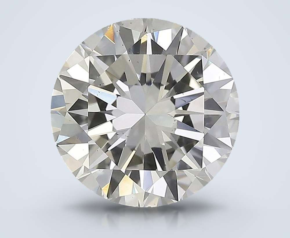 2.93ct K SI1 Very Good Cut Round Diamond