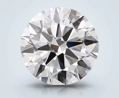 2.80ct F SI1 Rare Carat Ideal Cut Round Diamond