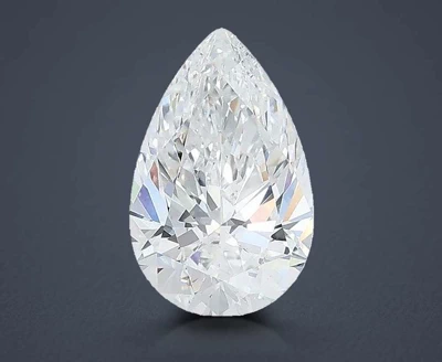 1.55ct E VS1 Rare Carat Ideal Cut Pear Lab Grown Diamond