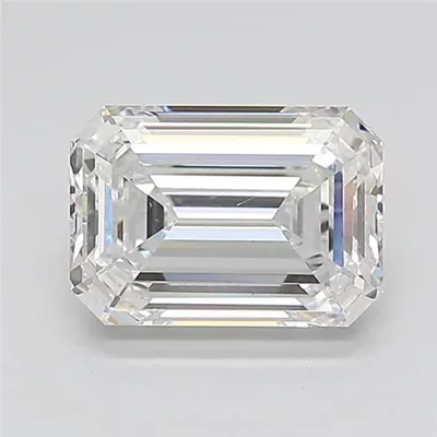 1.67ct E VS1 Rare Carat Ideal Cut Emerald Lab Grown Diamond