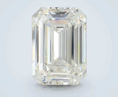8.03ct F VS1 Rare Carat Ideal Cut Emerald Lab Grown Diamond
