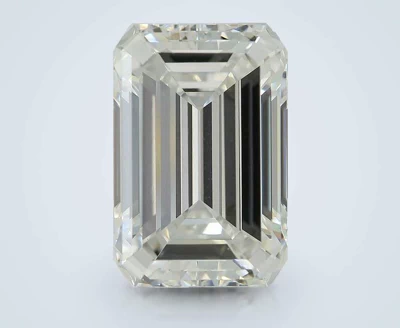 9.76ct F VVS2 Rare Carat Ideal Cut Emerald Lab Grown Diamond