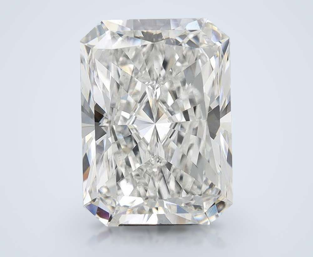 10.99ct F VS1 Rare Carat Ideal Cut Radiant Lab Grown Diamond