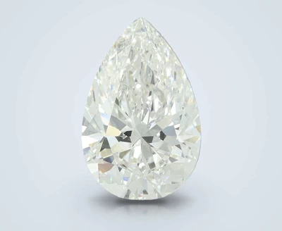 7.07ct F VVS2 Rare Carat Ideal Cut Pear Lab Grown Diamond