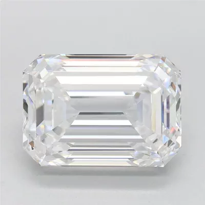 5.52ct F VS1 Rare Carat Ideal Cut Emerald Lab Grown Diamond
