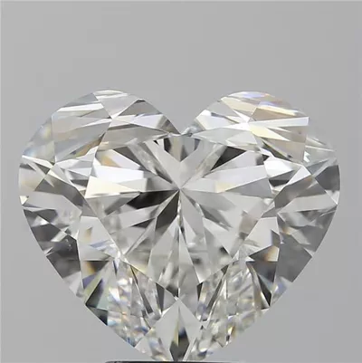 5.36ct H VS1 Rare Carat Ideal Cut Heart Diamond
