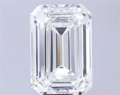 20.31ct F VVS2 Very Good Cut Emerald Lab Grown Diamond