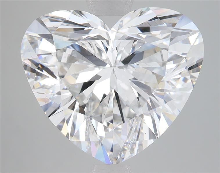 6.28ct E VS2 Rare Carat Ideal Cut Heart Lab Grown Diamond